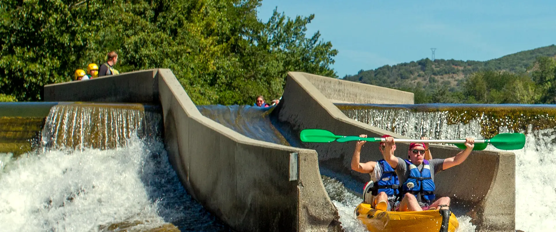 Maxi-Mini canoë des Toboggans en Ardèche, descente en canoë dans les Gorges de l'Ardèche