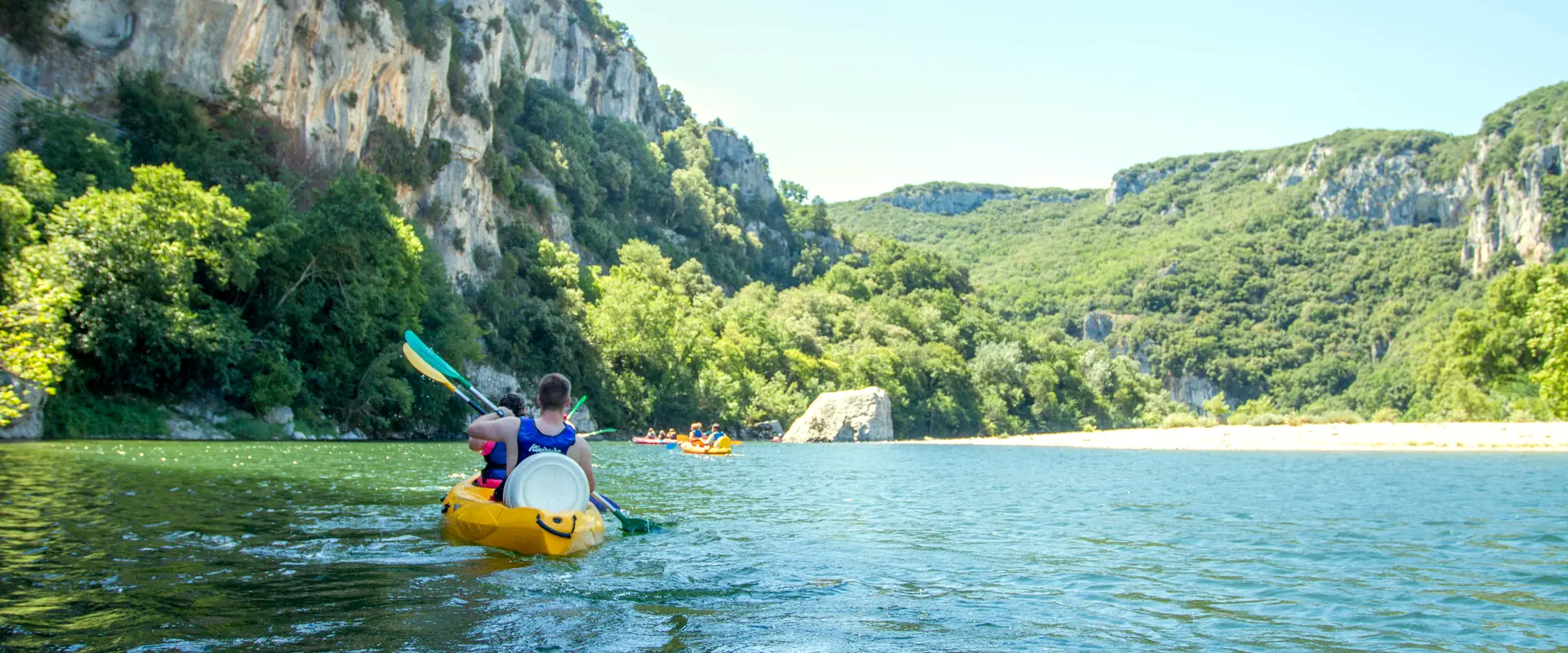 L'Intégrale des Gorges de l'Ardèche en canoë, descente en canoë dans les Gorges de l'Ardèche