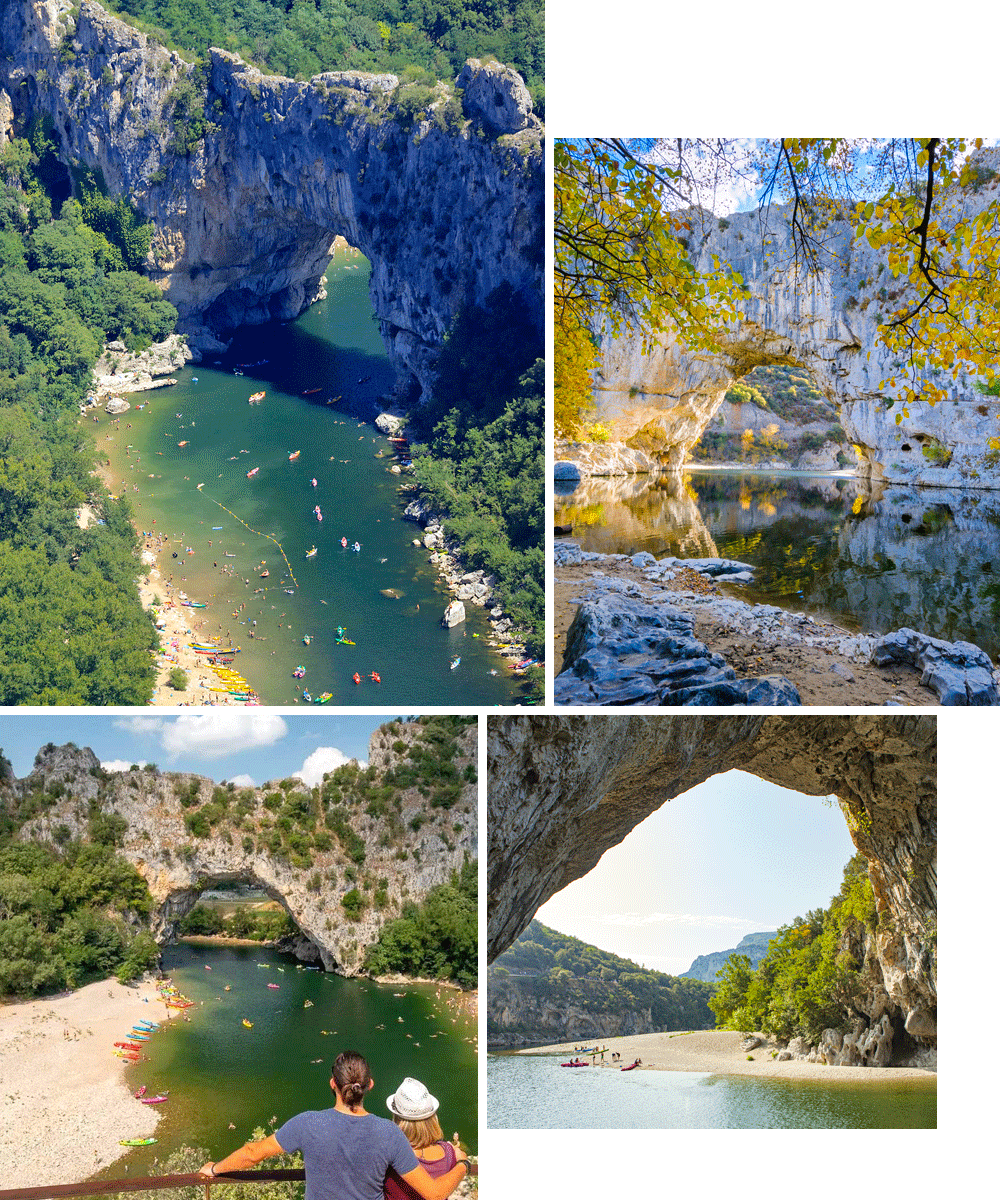 Les Gorges de l'Ardèche & le Pont d'Arc