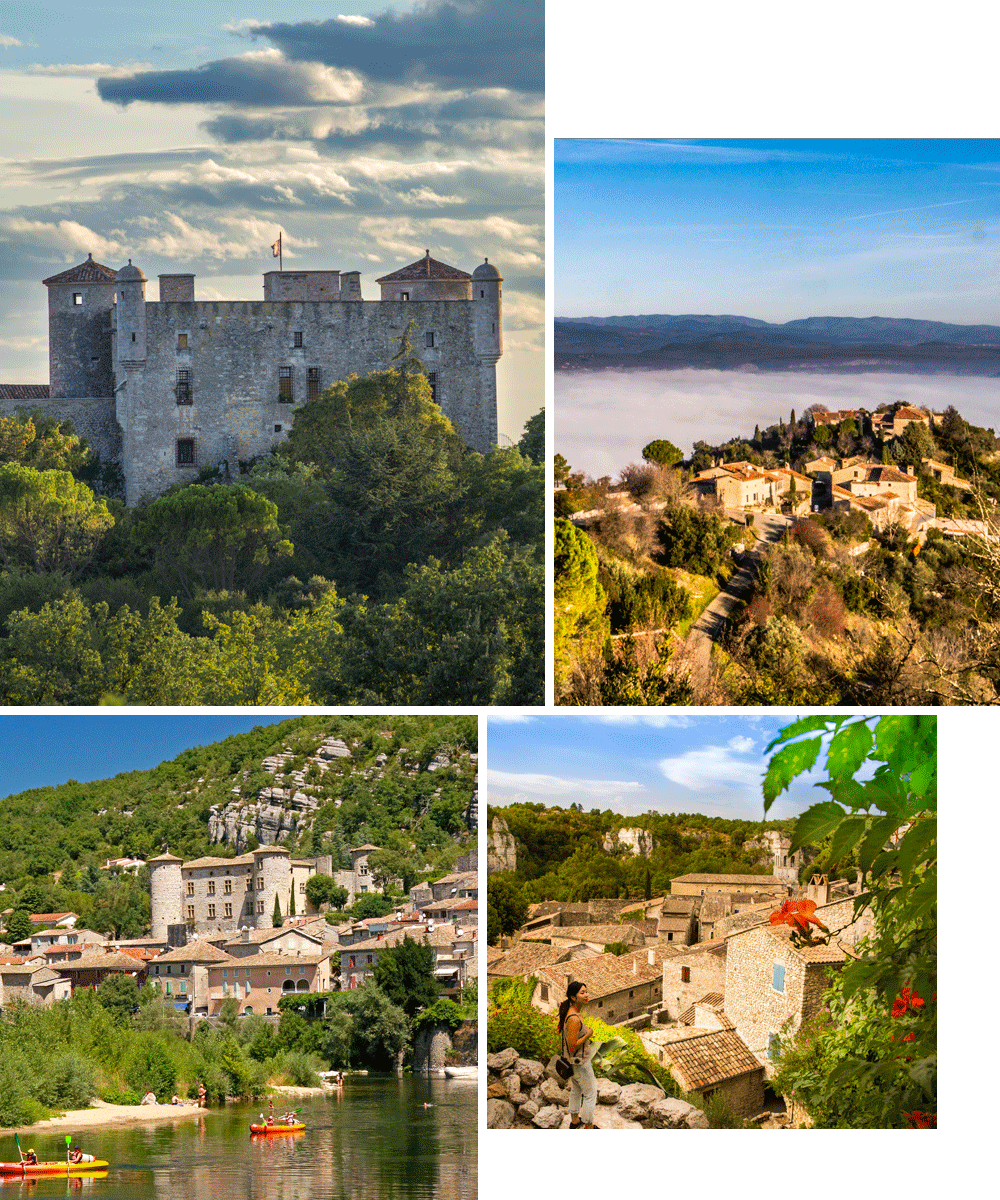 Les villages de caractère en Ardèche